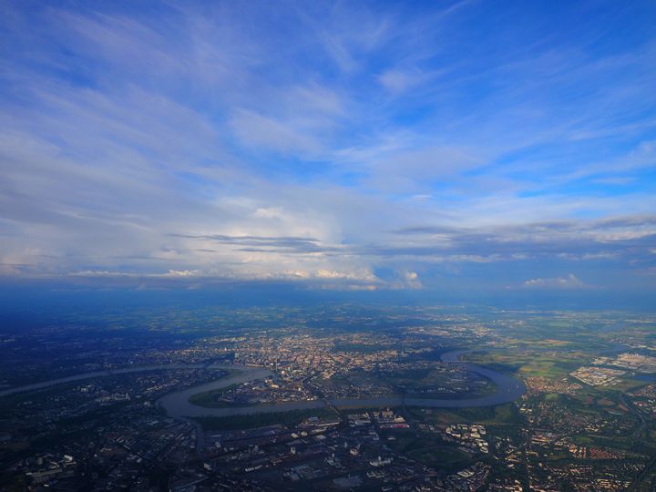 Travel Impressions: Düsseldorf from up above